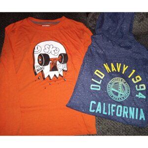 Old Navy Bundle T-shirts Boys Size 10/12 Long Sleeves